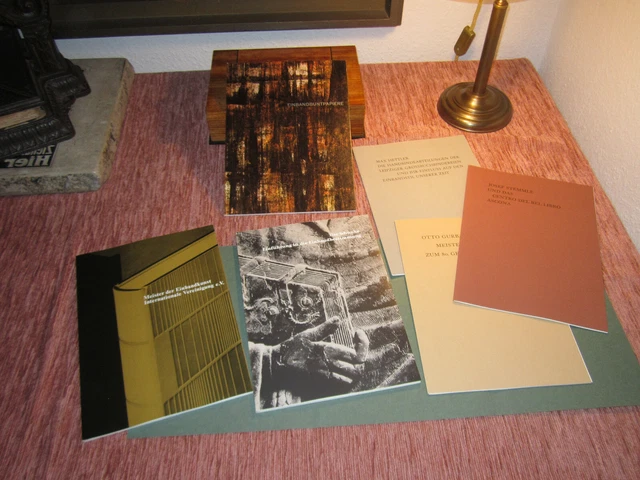 MDE-SCHRIFTENREIHE Einbandkunst HANDEINBAND Buchbinder BUCHBINDEREI Bookbinding