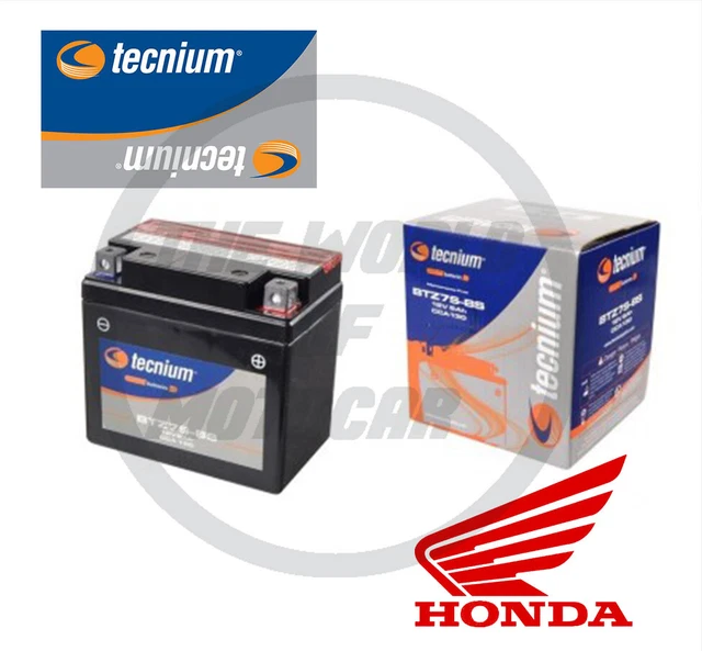 BATTERIE YTZ7SBS HONDA Sh Mode Pcx 125 150 CBF 600 Tecnium 12V 6AH GIA 