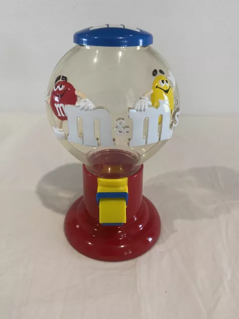 M&M Candy Dispenser Vintage Collectible Gumball Machine Style 1991 Mars Retro MM