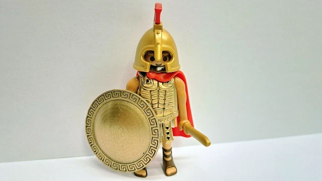 PLAYMOBIL CUSTOM ANCIENT Greek Warrior #1 - TOP RARE comme neuf EUR 29