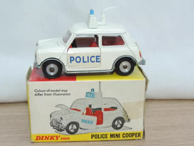 Vintage Dinky Police Mini Cooper Model 250