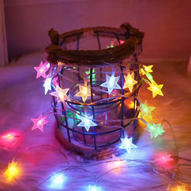 Guirlande lumineuse LED Star Light String Plug-in Nouvel An Noël Home Light