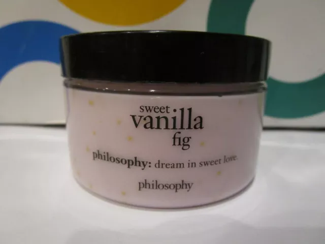 Philosophy ~ Sweet Vanilla Fig Hydrating Body Cloud Cream ~ 4 Oz