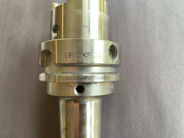 Erickson HSK63A 3/8" Shrink Fit Tool Holder Kennametal - HSK63AHPVTT038630