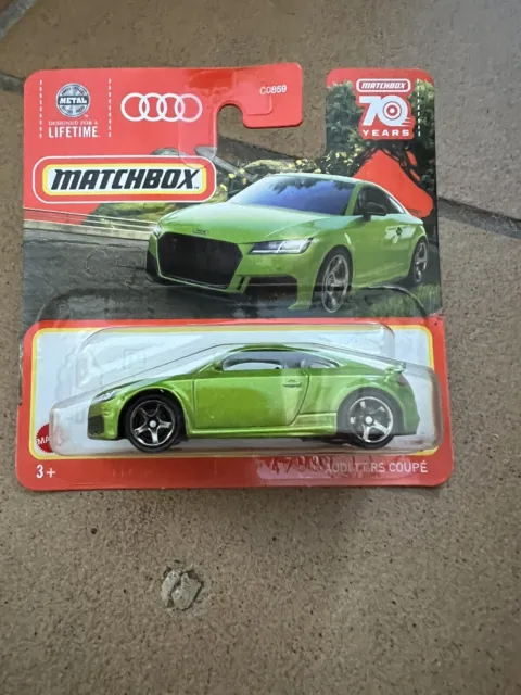 Matchbox 70 Years Audi TT RS Coupe Green 2/100 Combined Post