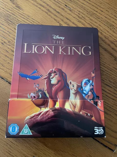 The Lion King STEELBOOK - (3D Blu Ray + Blu Ray)