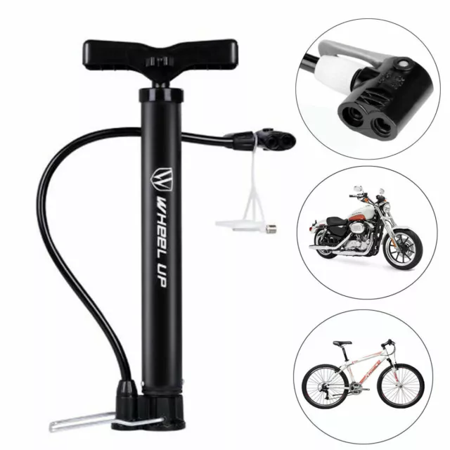 1*Bicycle Wheel Up Bike pumps motorcycle Tyre High Pressure Floor Standing Pump