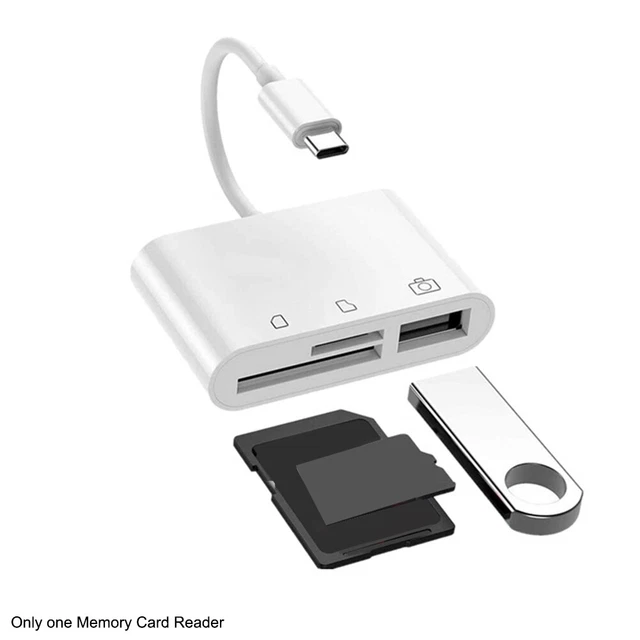 Memory Card Reader Adapter Accessories Laptop USB C To Micro  TF High Speed