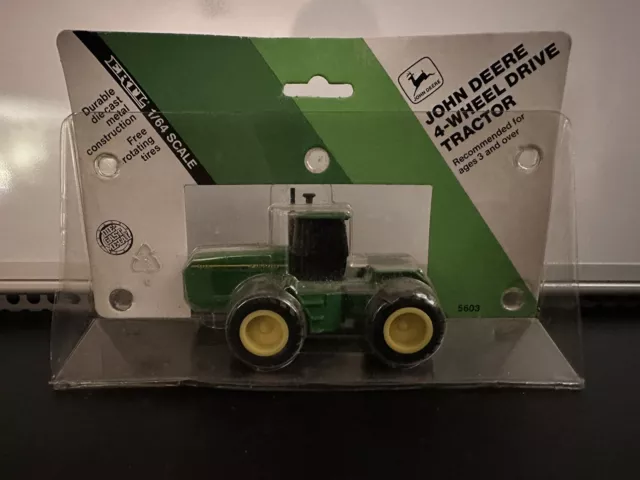 1993 Ertl John Deere 5603  4-Wheel Drive Tractor Die Cast Metal  Scale 1/64 NIP