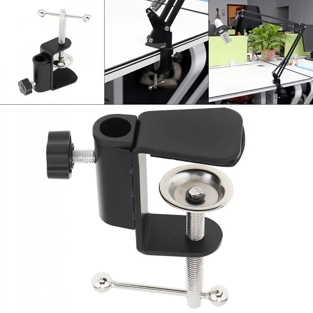 Support Micro Cou Réglable En Métal – Pour Microphone Suspendu – Stable, Portable – Discours, Performances - 11