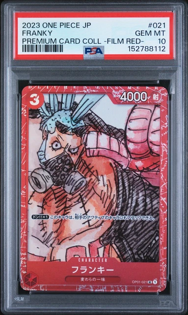 FRANKY FILM RED Promo One Piece Card Japanese PSA 10 $274.26