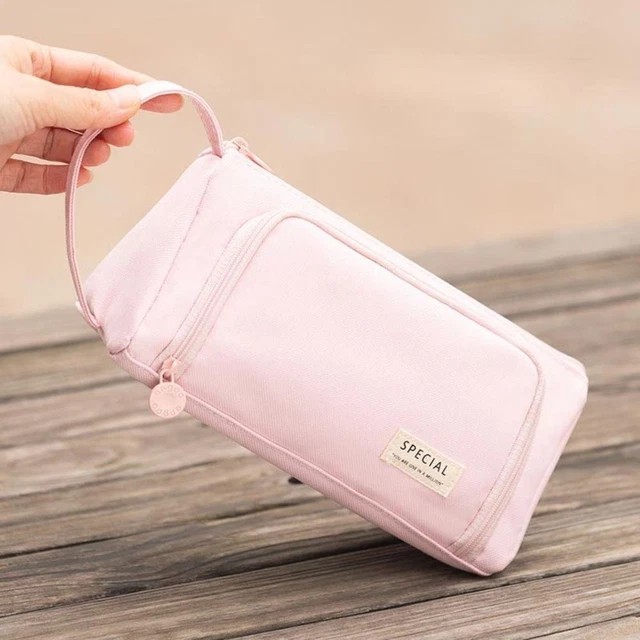 Étui à crayons Stockage de papeterie Pochette crayon Multi-Fente Stylo Sac