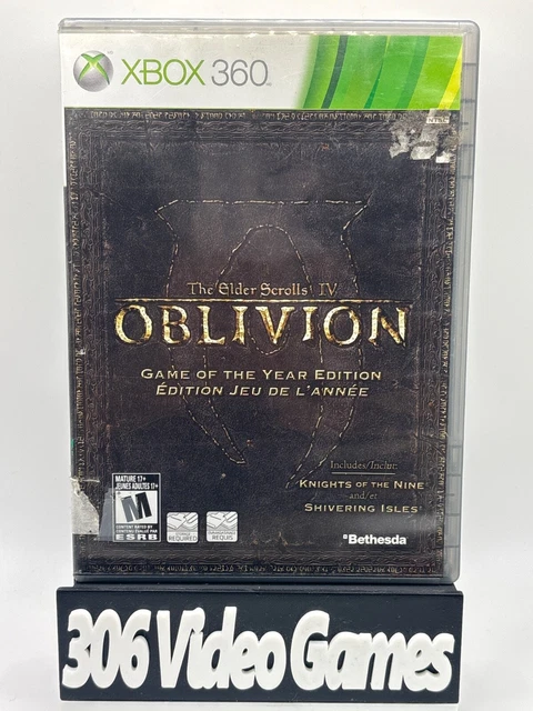 THE ELDER SCROLLS IV Oblivion Game of the Year Edition Microsoft Xbox ...