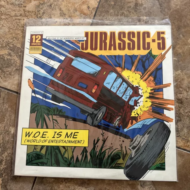 HIP HOP Jurassic 5 vinyl record WOE is Me  Cut Chemist Chali 2na DJ Nu-Mark 12"