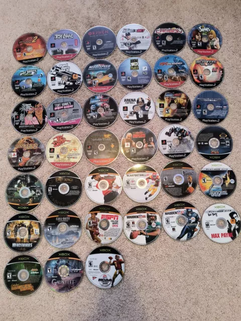 Wholesale Lot of 60 PS1 PlayStation 1 Games (Untested)