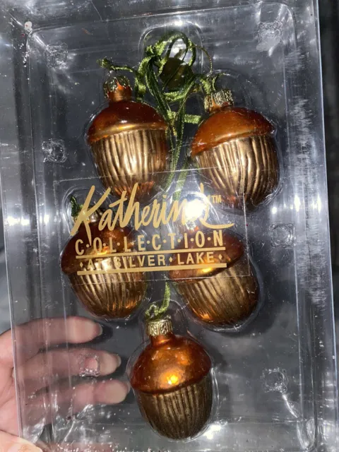 Katherine’s Collection Christmas Glass Ornaments At Silver Lake, Collectible