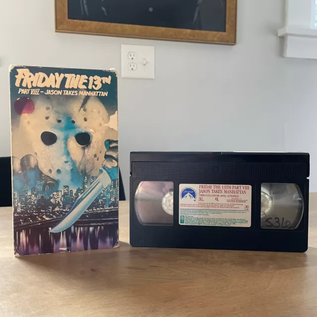 Friday the 13th Part VIII Jason Takes Manhattan (VHS/VCR Tape, 1989) Horror Cult