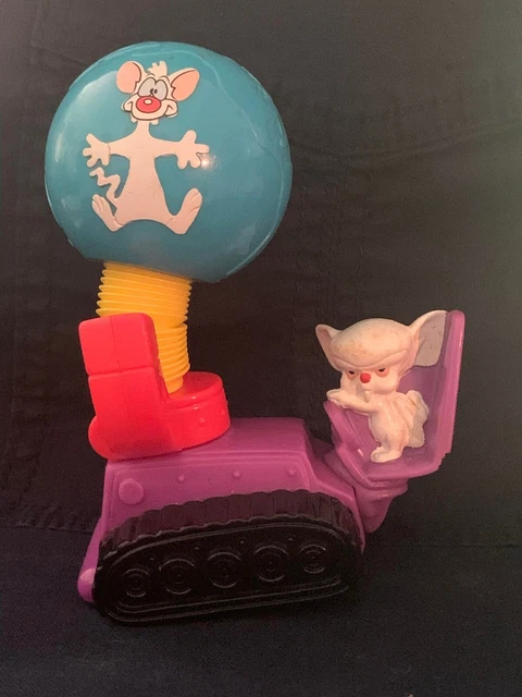 Warner Brothers Pinky and the Brain Bulldozer Food Premium Toy 1996