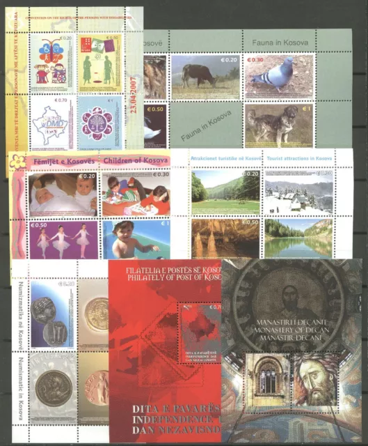 Kosovo - Sammlung/LOT ** MNH aus 2000-2009 4 Scans