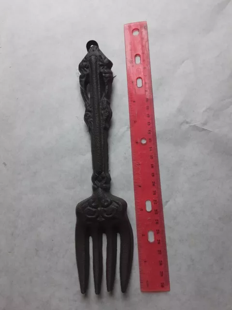 11 in.Large Cast Iron Fork wall Hanging