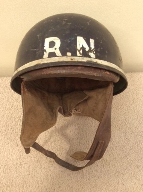 RN ROYAL NAVY Ww2 Despatch Rider Helmet £850.00 - PicClick UK