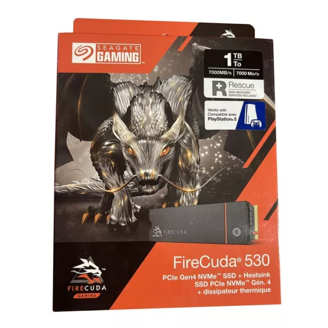 Seagate FireCuda 530 1TB Internal Solid State Drive PS5, ZP1000GM30023