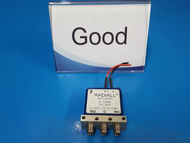 Radiall_R570315000: RF COAXIAL SWITCH 3GHz / 24V (12)