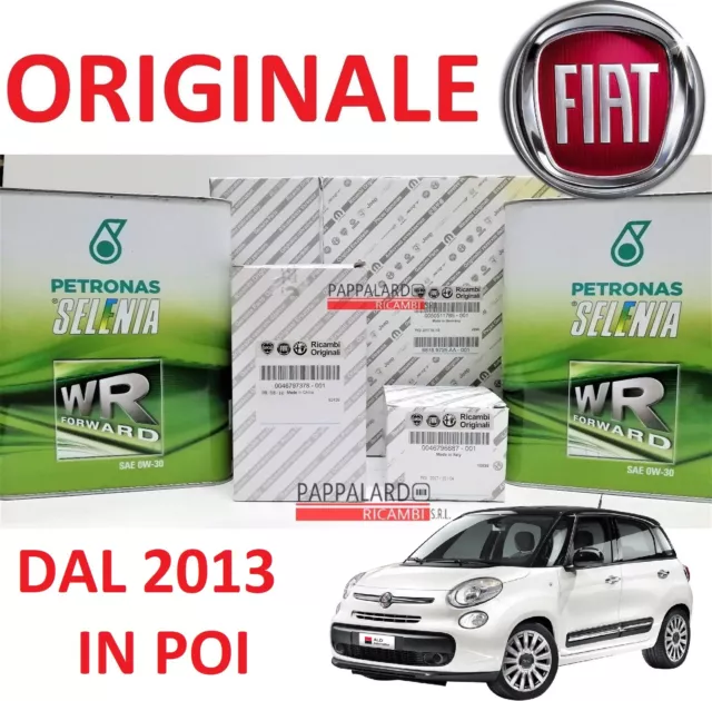 KIT TAGLIANDO FILTRI Originali + Olio Selenia Fiat 500 L 1.3 Multijet  Diesel EUR 175,00 - PicClick IT