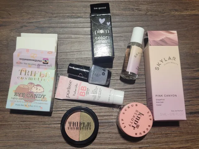 Ipsy Makeup Lot- Fragrance, Cream, Eye Candy,Lip Scrub & Nail Polish