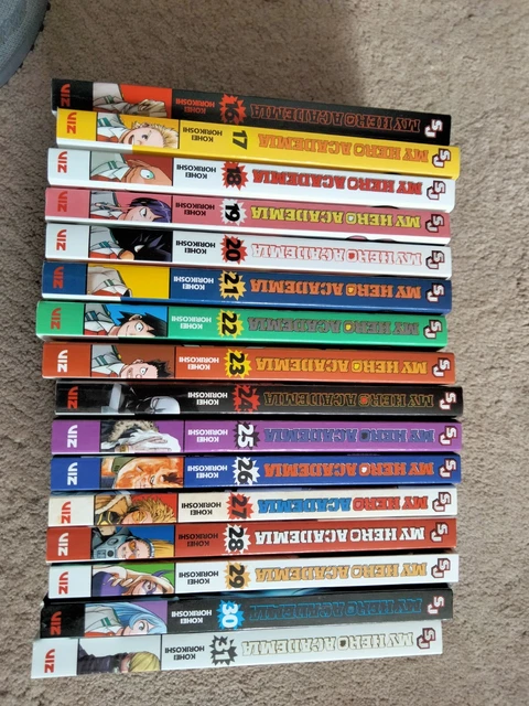 My Hero Academia Manga Books Bundle Volumes 16-31