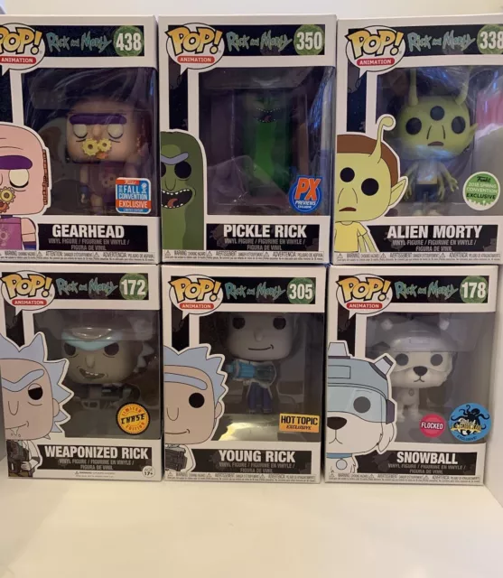 Rick And Morty Funko Pop Rare Lot Chases And Store Exclusives