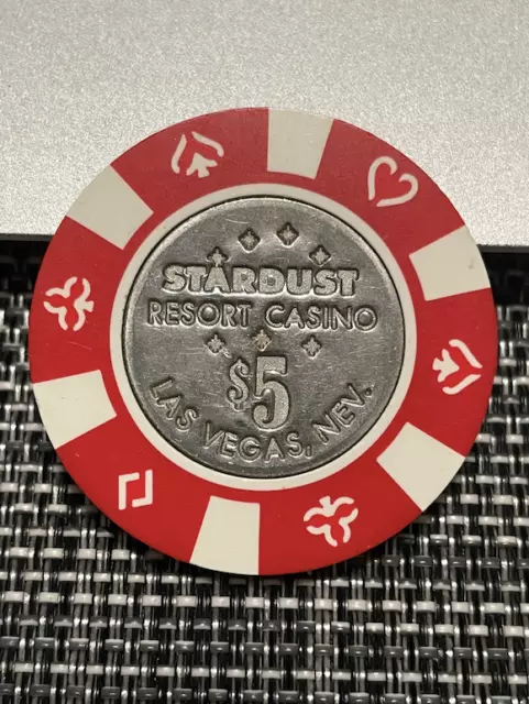 $5 Stardust Hotel Gambling Casino Chip Poker Chip Token Las Vegas Nevada