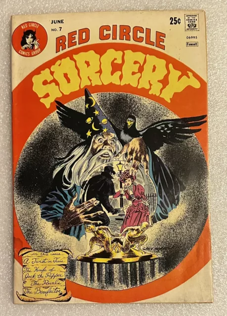 Red Circle Sorcery #7 VG Archie Comic 1974 Gray Morrow Cover