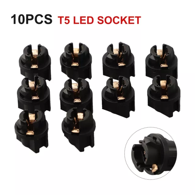 T5 LED Kunststoff Halterung für Auto Instrumententafelbeleuchtung (10er Pack)