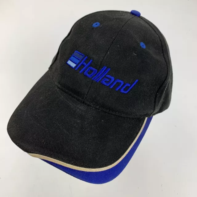 Holland Black Blue Ball Cap Hat Adjustable Baseball
