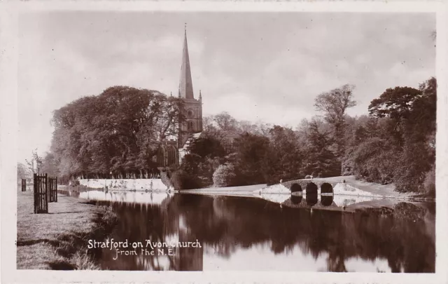 The Church from The North East, STRATFORD UPON AVON, Warwickshire RP