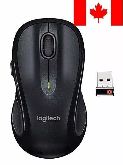 Logitech M510 Wireless Mouse, Black (910-001822)