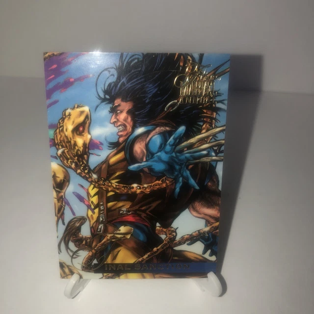 1995 Flair Marvel Annual Base Card #40 Final Sanction - Mint Condition