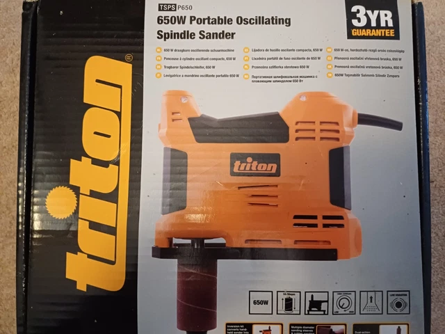 Triton TSPSP650 650W Portable Oscillating Spindle Sander