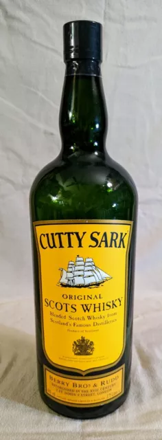 Vintage Cutty Sark Original Scots Whiskey 3.75LT Display 18" Dummy Bottle TC