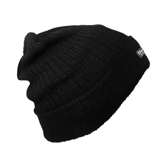 Beanie Hat Mens Ladies Womens Slouch Winter Woolly Ski Knitted Turn Up Neon Warm