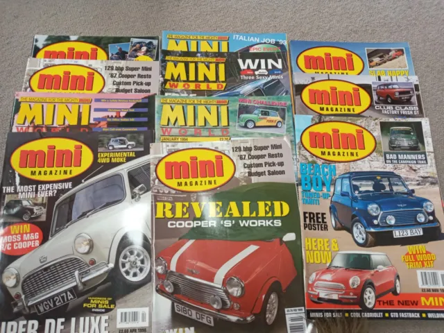 Mini World / magazines lot of 11