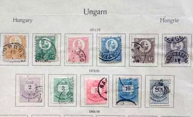 Ungarn Ab Ersten Ausgaben Auf Vordrucken + Loses-Altes Material, Tausende Werte