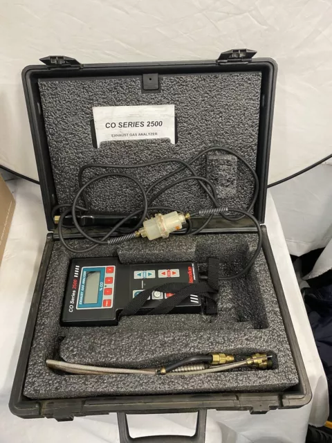 Blanke CO Series 2500 Exhaust Gas Analyzer With Case Nice