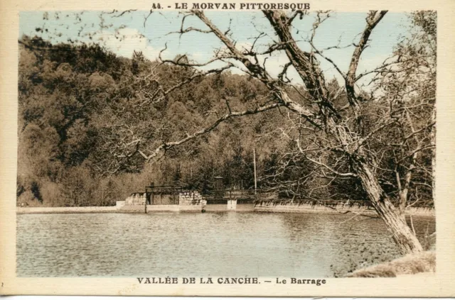Carte Postale / Le Morvan Pittoresque Vallee De La Canche Le Barrage