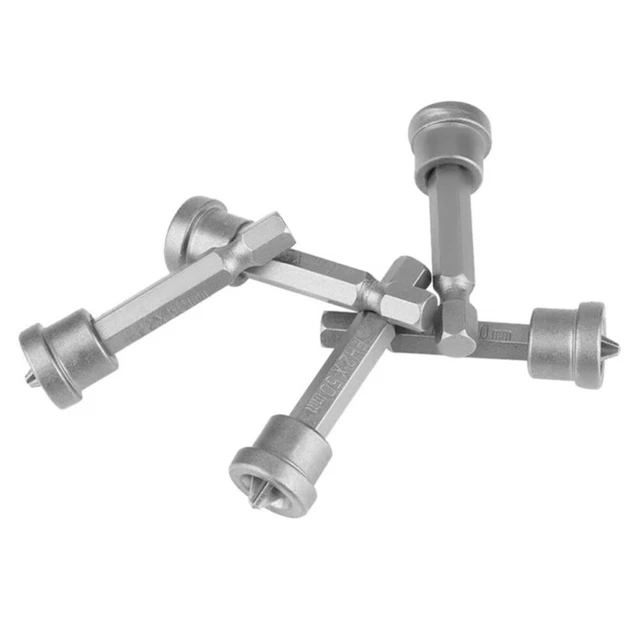 Set di punte muro a secco 5 pezzi con supporto vite magnetico e design antiscivolo