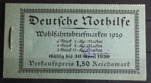 Deutsches Reich MH 28.2 postfrisch Markenheftchen #FL101