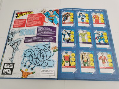 Album DC Comics Auchan 2022 Complet vignettes 