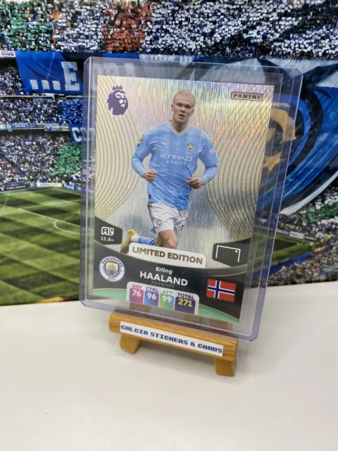 Panini Adrenalyn XL 2023/24 2024 Erling Haaland Man City Limited Edition Card