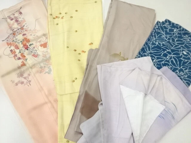 44422# Japanese Kimono / Antique Kimono / Set Of 5